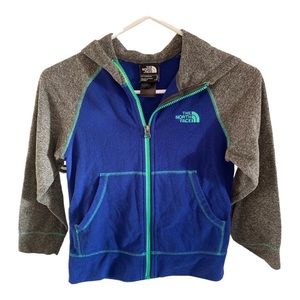 North Face Boys Fleece Jacket 7/8 - Small